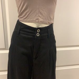 Anthropologie wide leg high waisted pants